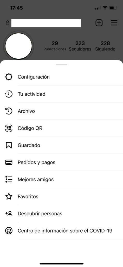 Como eliminar cuenta Instagram
