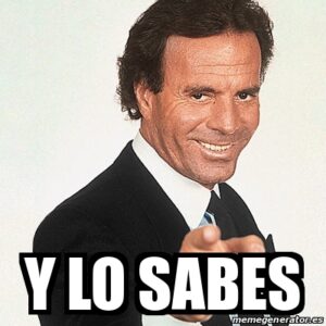 meme julio iglesias