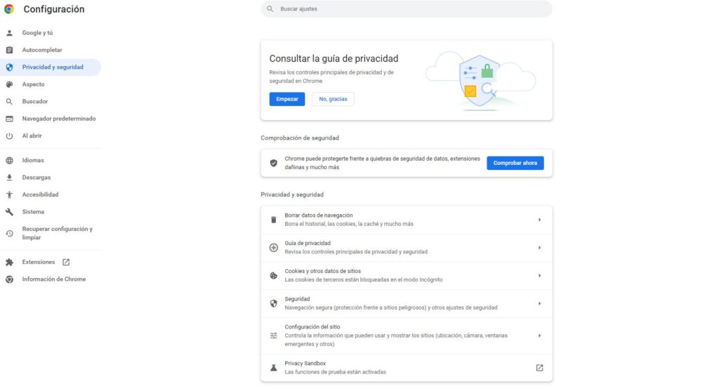 Bloquear anuncios en Google Chrome