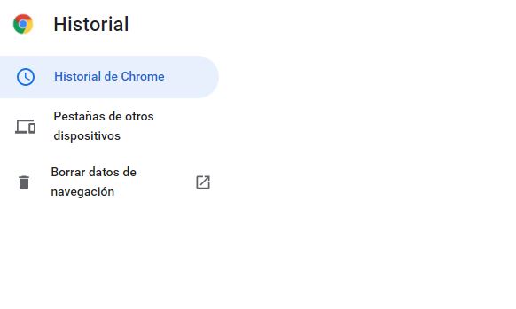 borrar datos de navegacion google