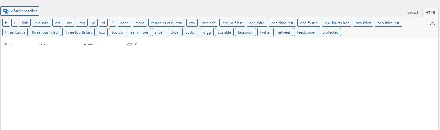 html espaciado html espaciado