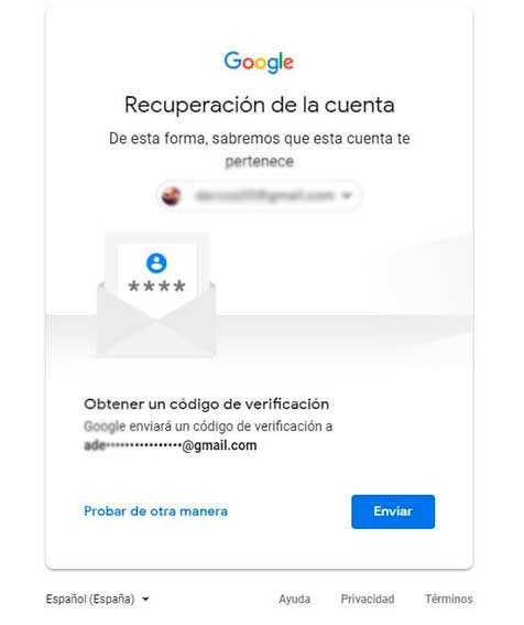 Recuperar contraseña Gmail sin telefono recuperar-cuenta-gmail