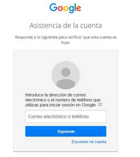 Recuperar cuenta gmail con teléfono recuperar-cuenta-gmail-telefono